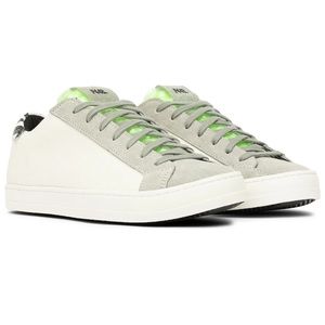 P448 John Sneakers -  Iridescent Glitter / Green Bubble Wrap Tongue - Size 39